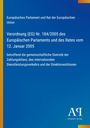 "Verordnung (EG) Nr. 184/2005 des Europäischen Parlaments" auf blauem Hintergrund, gelber Rand links, Logo unten.
