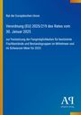 Verordnung (EU) 2025/219 zur Festsetzung von Fangmöglichkeiten im Mittelmeer und Schwarzen Meer für 2025. Blaues Layout.