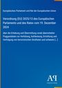 Text über EU-Verordnung zu Fluggastdaten; blaues Cover mit gelbem Rand, Logo "AP" unten rechts.