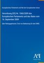 "Verordnung (EG) Nr. 1060/2009 über Ratingagenturen." Ein blaues Cover, unten rechts ein Verlagssymbol.