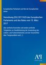 Text zur EU-Verordnung auf blauem Hintergrund, links gelber Streifen, unten Logo "Antiphon Verlag".