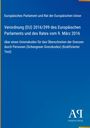 Verordnung über den Schengener Grenzkodex, EU-2016/399. Blauer Hintergrund, gelber Rand, Logo der Antiphon Verlag.