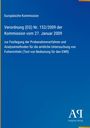 Europäische Kommission, Verordnung (EG) Nr. 152/2009, Probennahmeverfahren, Untersuchung von Futtermitteln, blaues Logo.