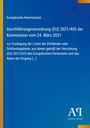 Durchführungsverordnung (EU) 2021/405 der Kommission vom 24. März 2021; blaues Cover mit gelbem Streifen links.