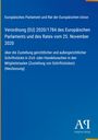 Titel: Verordnung (EU) 2020/1784 zur Zustellung von Schriftstücken. Oben blauer Hintergrund, unten Logo "Antiphon Verlag".