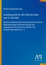 Rat der EU: Verordnung (EG) Nr. 881/2002 vom 27. Mai 2002 über restriktive Maßnahmen. Blaues Cover, Antiphon Verlag.