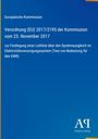 Verordnung (EU) 2017/2195 der Kommission zur Festlegung einer Leitlinie über den Systemausgleich im Elektrizitätsversorgungssystem. Logo unten rechts.