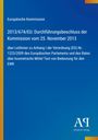 Europäische Kommission, Durchführungsbeschluss 2013/674/EU, kosmetische Mittel. Blaues Cover mit gelbem Rand.