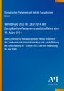 Verordnung (EU) Nr. 283/2014 über Telekommunikationsnetze. Blaues Cover, weißer Text, Antiphon Verlag-Logo.