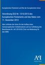 Deckblatt mit Text zur EU-Verordnung Nr. 1315/2013, Thema: transeuropäisches Verkehrsnetz. Unten rechts Logo „Antiphon Verlag“.