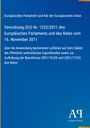 Titel: "Verordnung (EU) Nr. 1233/2011" des Europäischen Parlaments; blaues Cover mit weißem Text und Logo.
