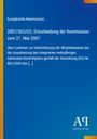 Titel: "2007/363/EG: Entscheidung der Kommission vom 21. Mai 2007". Blaues Cover mit gelbem Rand links.