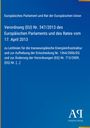 Verordnung (EU) Nr. 347/2013 zur Energieinfrastruktur. Blaues Cover, „Antiphon Verlag“ unten rechts.