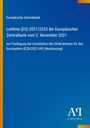 Europäische Zentralbank, Leitlinie (EU) 2021/2253, 2. Nov. 2021, Ethikrahmen Eurosystem. Blaues Cover, Verlag-Logo.