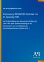 Text: "Rat der Europäischen Union Entscheidung 89/685/EWG des Rates vom 21. Dezember 1989". Blaues Cover mit gelben Akzent.
