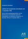 "Leitlinie der Europäischen Zentralbank vom 1. Dezember 1998" auf blauem Hintergrund, Logo unten rechts.