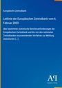 "Europäische Zentralbank: Leitlinie vom 6. Februar 2003. Über statistische Berichtsanforderungen. Logo Antiphon Verlag."