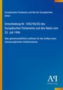 Blauer Hintergrund mit Text über eine EU-Entscheidung von 1996 und ein Logo des Antiphon Verlags.