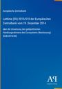 Text der Europäischen Zentralbank über geldpolitische Umsetzungsleitlinien; blaues Cover mit Verlagslogo unten rechts.