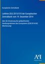 Text auf blauem Hintergrund: Europäische Zentralbank - Leitlinie (EU) 2015/510. Unten rechts ein Verlagslogo.