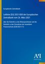 Titel "Leitlinie (EU) 2021/830" vor blauem Hintergrund, Logo "Antiphon Verlag" unten rechts.