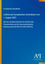 Text: Europäische Zentralbank, Leitlinie vom 1. August 2007 zur monetären Statistik. Unten rechts ist ein Logo.