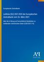 Text: Europäische Zentralbank, Leitlinie (EU) 2021/833, 26. März 2021. Unten rechts ein Logo des Antiphon Verlags.