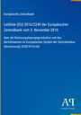 Oben steht "Europäische Zentralbank", gefolgt von "Leitlinie (EU) 2016/2249". Unten ist das Logo des Antiphon Verlags.