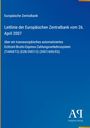 Text: Leitlinie der Europäischen Zentralbank vom 26. April 2007 über TARGET2. Blaue Seite mit einfachem Design.
