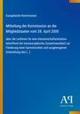 Europäische Kommission: Mitteilung, 28. April 2000. Thema: transeuropäische Zusammenarbeit. Blaues Design mit Logo.