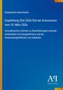 Europäische Kommission: Empfehlung (EU) 2026/536 der Kommission vom 10. März 2026, Buch
