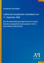 Europäische Zentralbank, Leitlinie vom 11. September 2008 zur Euro-Datenerhebung, blaues Cover, Logo Antiphon Verlag.
