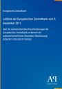 "Leitlinie der Europäischen Zentralbank vom 9. Dezember 2011" ist zentral auf blauem Hintergrund platziert. Logo unten.
