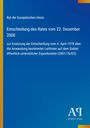Rat der Europäischen Union: Entscheidung des Rates vom 22. Dezember 2000, Buch