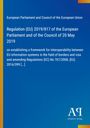 Titel: Regulation (EU) 2019/817. Gelber Streifen links, blaues Design mit Verlag-Logo unten rechts.