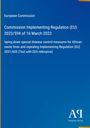 European Commission: Commission Implementing Regulation (EU) 2023/594 of 16 March 2023, Buch