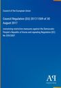 Council of the European Union: Council Regulation (EU) 2017/1509 of 30 August 2017, Buch