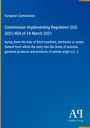 "Commission Implementing Regulation (EU) 2021/404 of 24 March 2021" auf Blau mit gelbem Rand. Logo unten rechts.