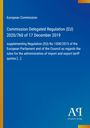 European Commission: Commission Delegated Regulation (EU) 2020/760 of 17 December 2019, Buch
