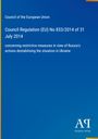 Council of the European Union: Council Regulation (EU) No 833/2014 of 31 July 2014, Buch