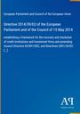 European Parliament and Council of the European Union: Directive 2014/59/EU of the European Parliament and of the Council of 15 May 2014, Buch