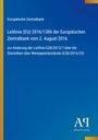 "Leitlinie (EU) 2016/1386 der Europäischen Zentralbank vom 2. August 2016" auf blauem Hintergrund, Logo unten rechts.