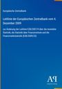Europäische Zentralbank: Leitlinie vom 4. Dezember 2009 zur Änderung der monetären Statistik, blaue Hintergrundfarbe.