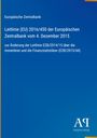 „Leitlinie (EU) 2016/450 der Europäischen Zentralbank vom 4. Dezember 2015“ steht auf blauem Hintergrund. Unten rechts ist ein Verlagslogo.