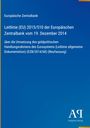 Europäische Zentralbank: Leitlinie (EU) 2015/510 vom 19. Dezember 2014. Blau mit Antiphon Verlag-Logo.
