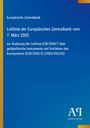 Europäische Zentralbank, Leitlinie vom 7. März 2002, Änderung geldpolitischer Verfahren. Blau mit gelber Leiste, Logo unten.