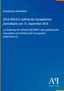 Europäische Zentralbank: Leitlinie zur Änderung geldpolitischer Instrumente. Blaues Cover mit Verlag-Logo unten rechts.