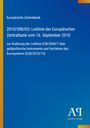 Text: Europäische Zentralbank, Leitlinie vom 16. September 2010, Änderung EZB/2000/7. Blauer Hintergrund, linke gelbe Linie.