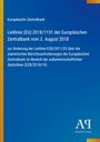 Europäische Zentralbank: Leitlinie (EU) 2018/1151 der Europäischen Zentralbank vom 2. August 2018, Buch