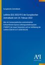 Europäische Zentralbank: Leitlinie (EU) 2022/912 der Europäischen Zentralbank vom 24. Februar 2022, Buch